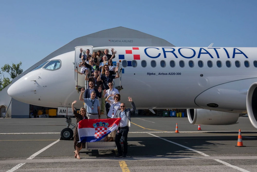 Croatia Airlines dočekao četvrti novi Airbus A220: Obnova flote u punom zamahu