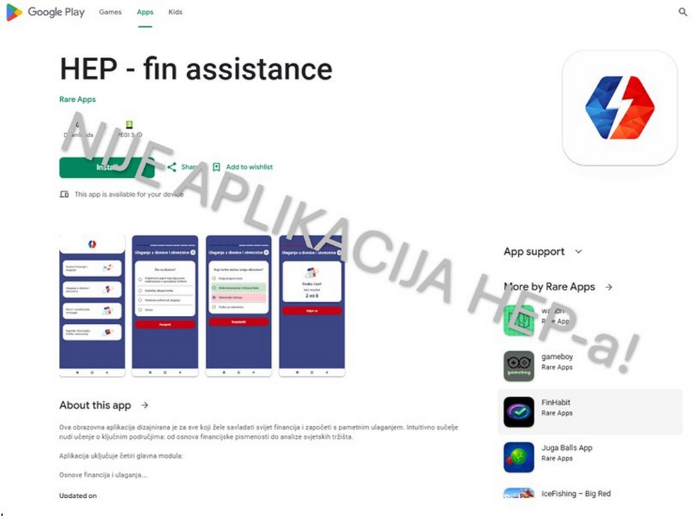 hep nije nasa app 1 2026