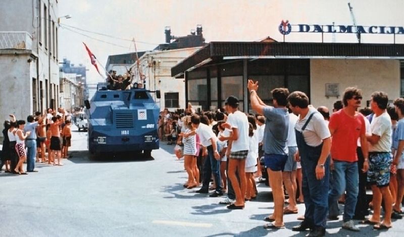 Prvi hrvatski oklopni transporter TIN, 1991. godina