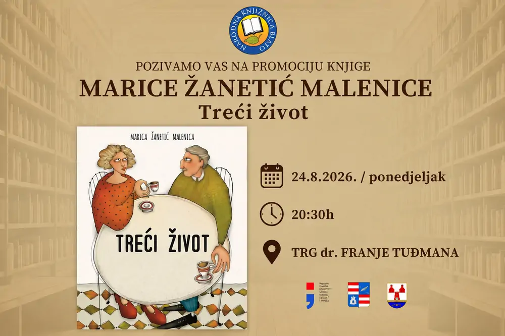 Promocija knjige „Treći život“ Marice Žanetić Malenice u Blatu